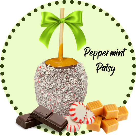 Peppermint Patsy Caramel Apple