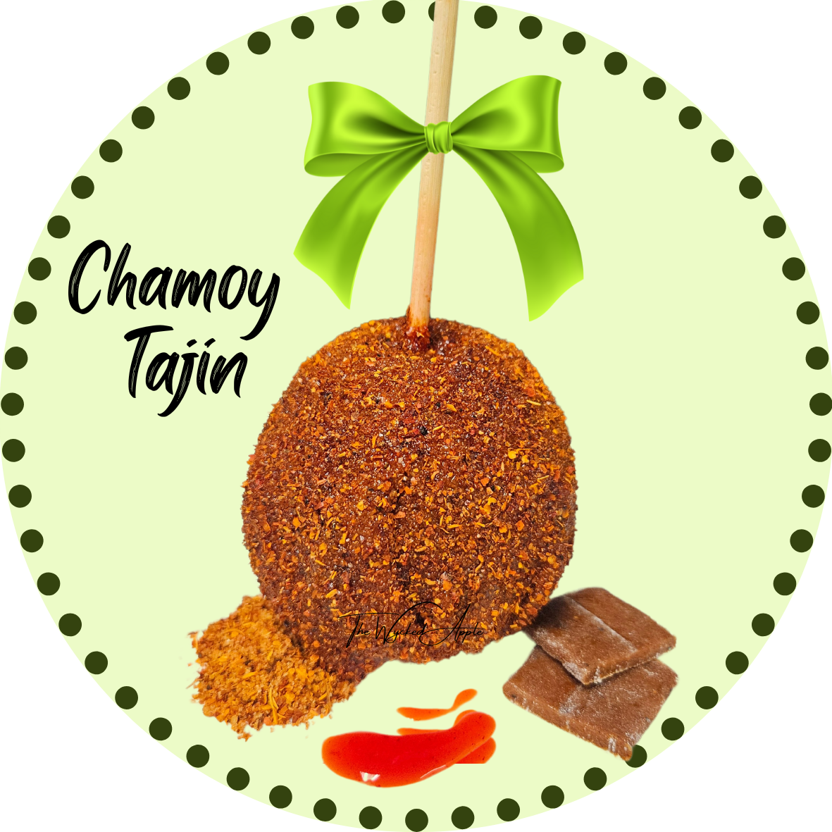 Chamoy Tajin Caramel Apple