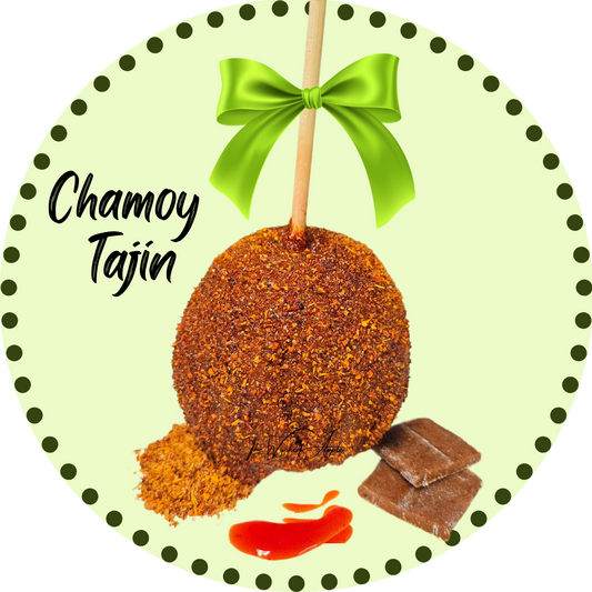 Chamoy Tajin Caramel Apple