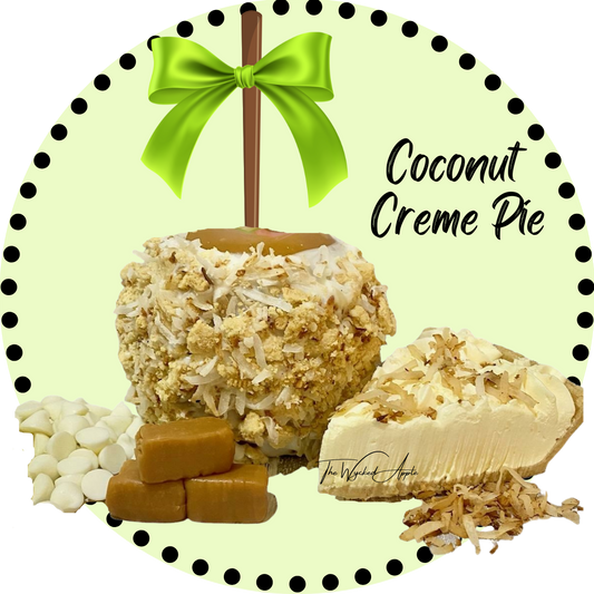 Coconut Creme Pie Caramel Apple