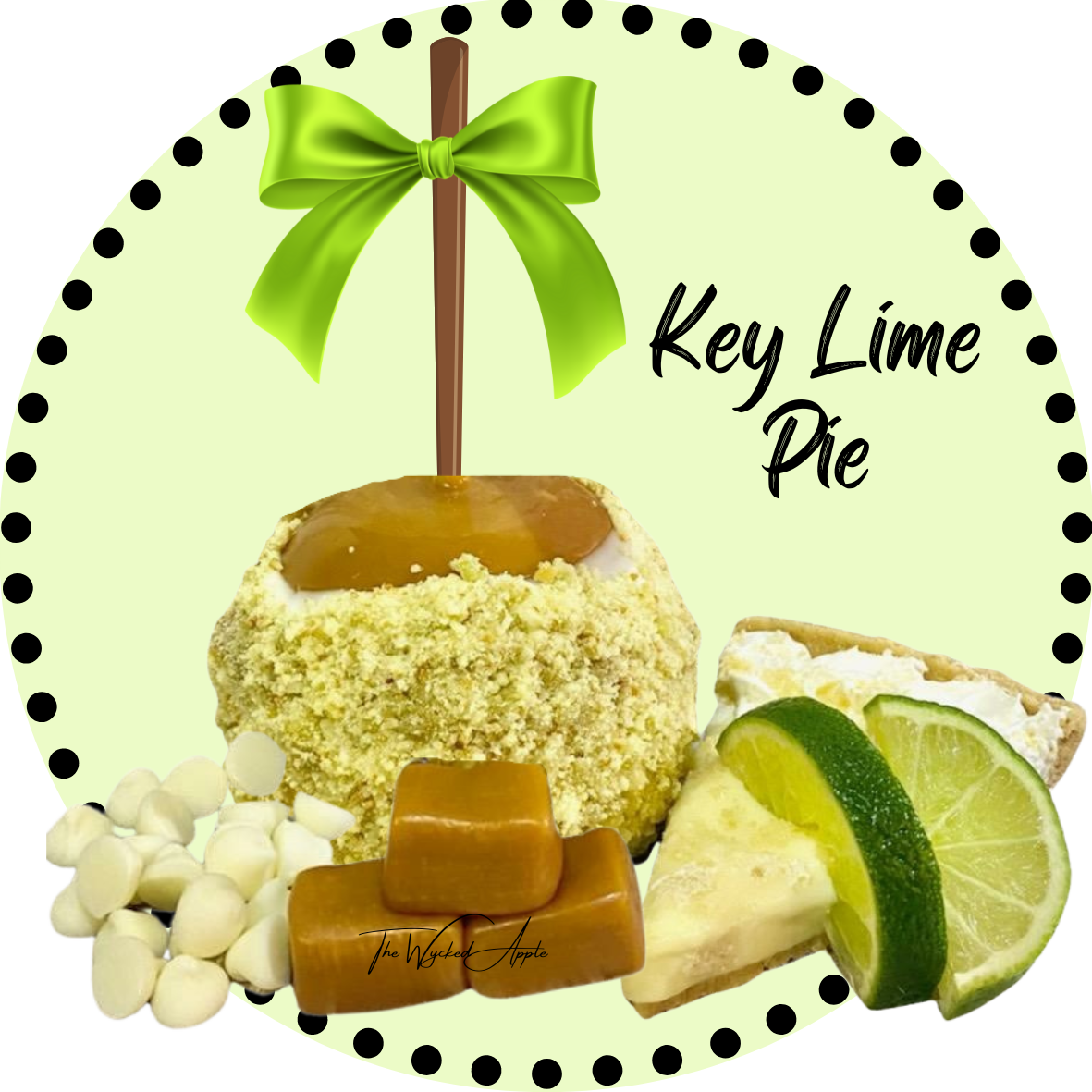 Key Lime Pie Caramel Apple