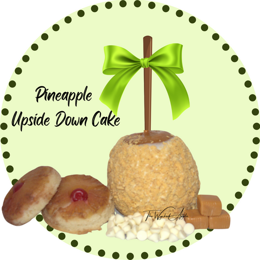 Pineapple Upside Down Cake Caramel Apple