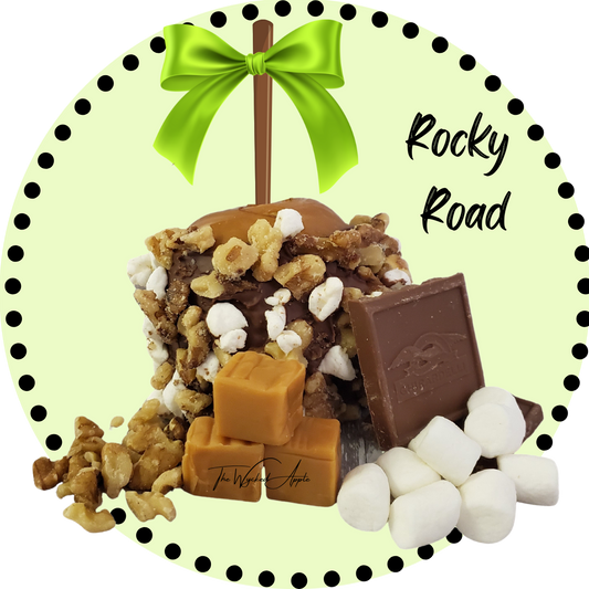 Rocky Road Caramel Apple